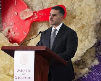 Omar García Harfuch confirma el decomiso de 800 kg de metanfetamina