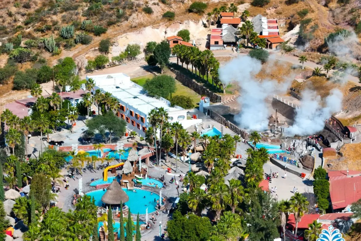 Hidalgo tiene balnearios donde el chapuzón es 24 horas al día, operan todo el año. Foto: FB El Geiser Balneario SPA (página oficial)