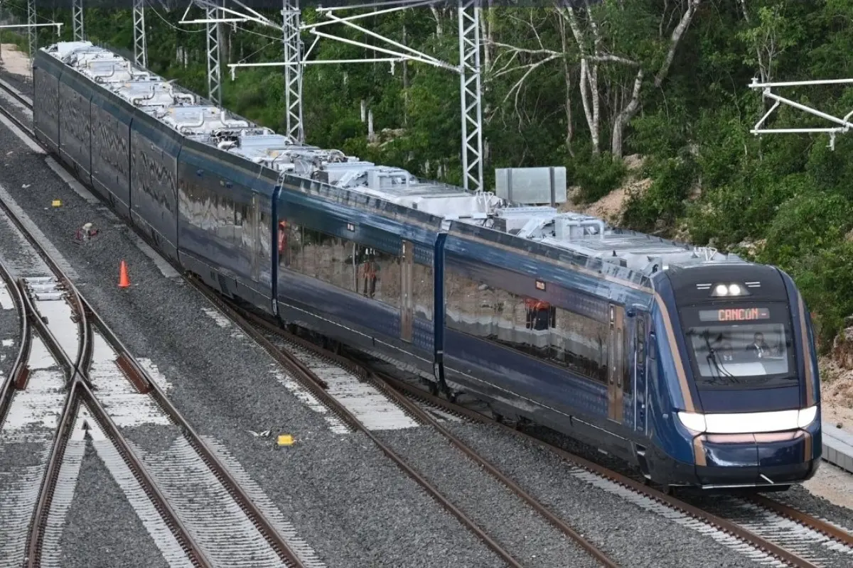 Tren de larga distancia Foto: X(Twitter) @TrenMayaMX