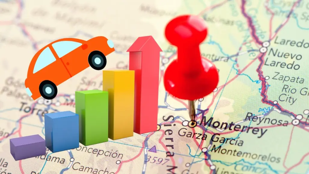 Movilidad en Nuevo León: los autos se multiplican un 52 %