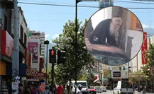 Mujer es atacada por mono en el centro de Monterrey Mujer es atacada por mono en el centro de Monterrey