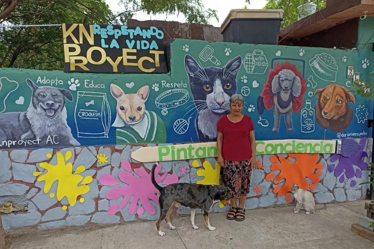 Primer mural del proyecto Pintando Conciencia | Foto: KnProyect