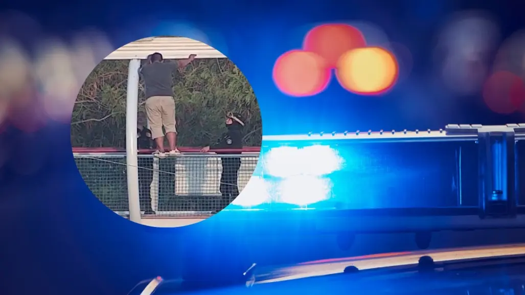 Hombre intenta atentar contra su vida pero policías de Santa Catarina lo salvan
