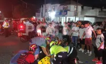 Choque deja motociclista gravemente herido en Monterrey
