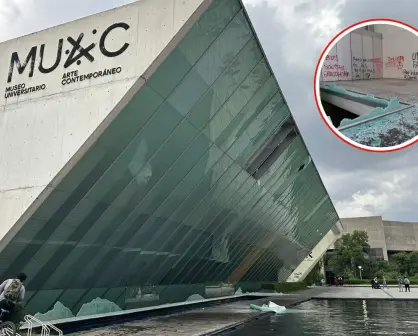 UNAM condena actos vandálicos al MUAC durante marcha contra la gentrificación