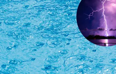 Cae rayo junto a un balneario de Durango y un hombre resulta lesionado