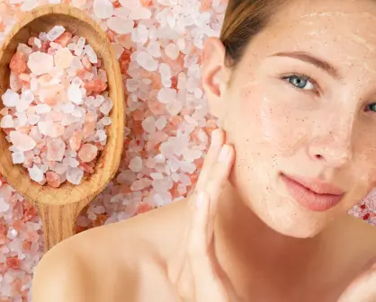 2 remedios con sal del Himalaya para una piel más firme y sin arrugas después de los 40