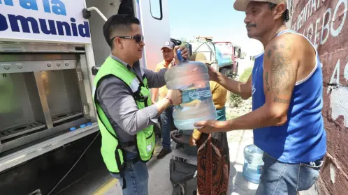 Agua potable para 20 mil personas; los beneficios del Programa Agua para la Comunidad en Saltillo 