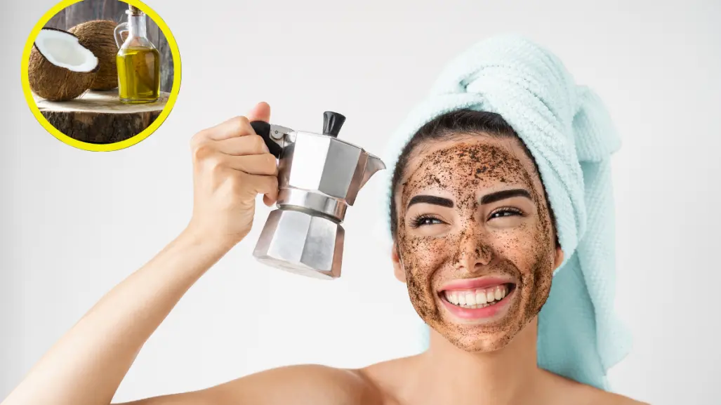 Café y aceite de coco, la mezcla que tu piel necesita para verse 20 años más joven