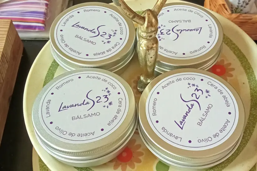 Bálsamo a base de lavanda y aceite de oliva | Foto: Campo “Lavanda S23” 