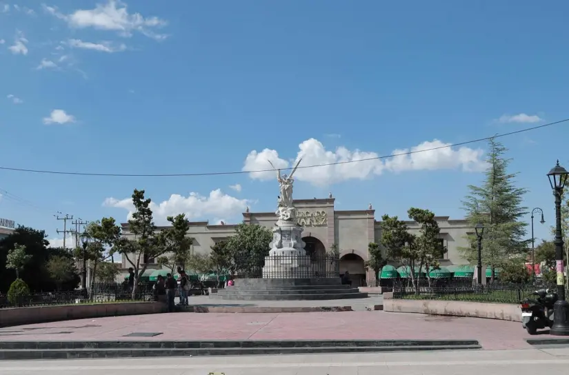 Plaza Manuel Acuña en el Centro Histórico de Saltillo / Foto: Edgar Romero