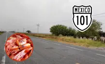 Si viajas por esta carretera de Tamaulipas puedes comprar en el camino el mejor camarón seco