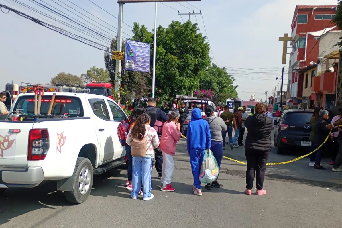 Se registra una explosión en Tultitlán, Edomex. Foto: Manuel López
