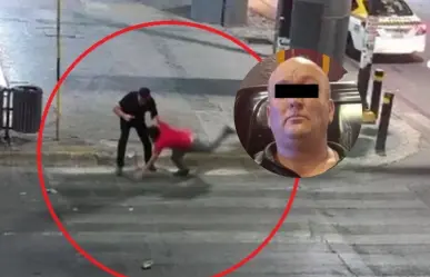 VIDEO | Policías de Monterrey detienen a hombre que dio golpiza a un joven