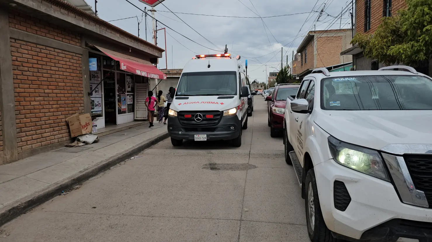 Se registró un homicidio en la colonia Valle del Guadiana. Foto: Luis Lozano.