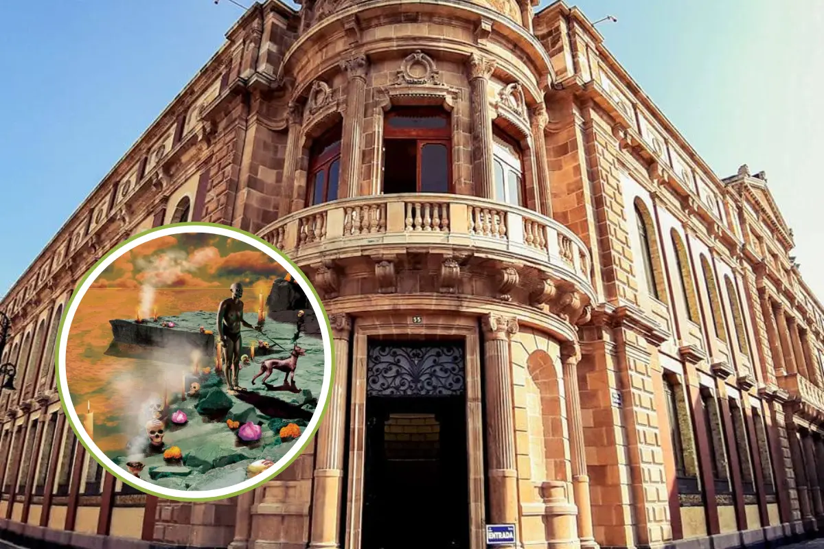 Palacio de la Autonomía de la UNAM y camino al Mictlán. Foto: unamglobal.unam.mx | Canva