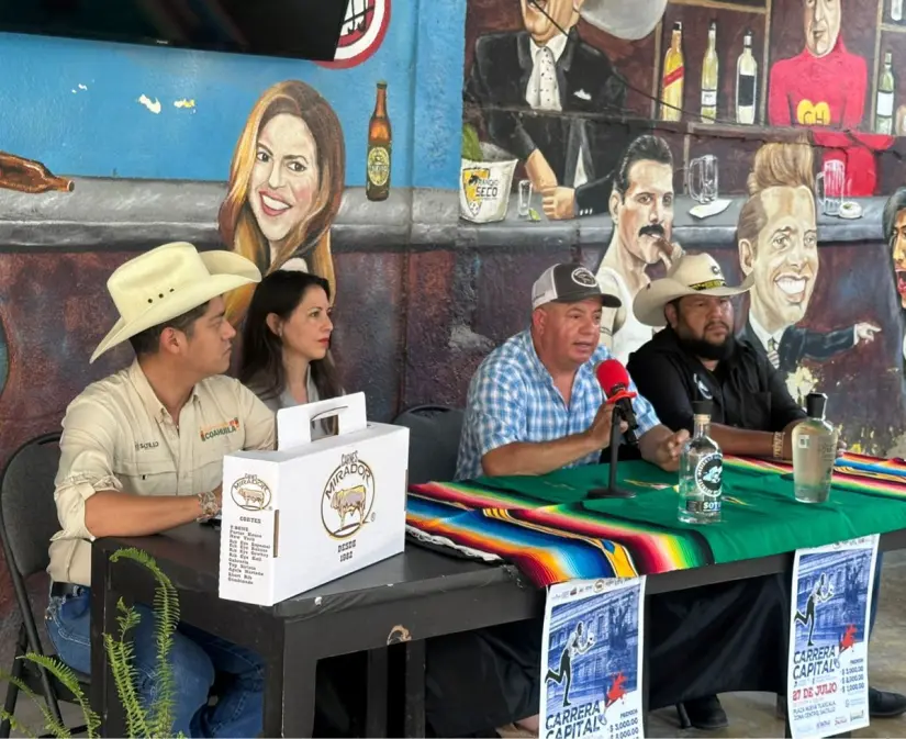 Presentación de la carrera capital en Coahuila / Foto: Marco Juárez