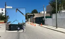 Sorpresa por bloqueo a un acceso de playa pública en Puerto Progreso, Yucatán