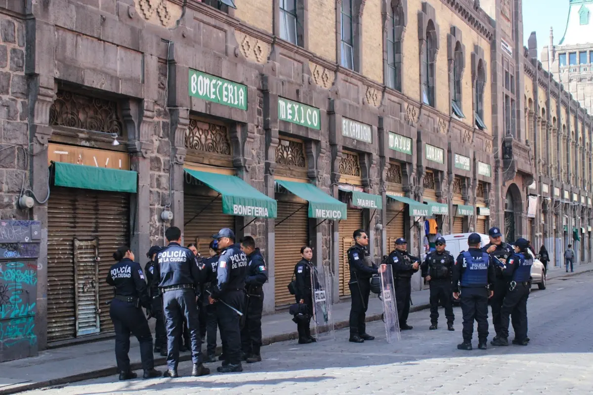 Policías del estado de Puebla Foto: Jafet Moz