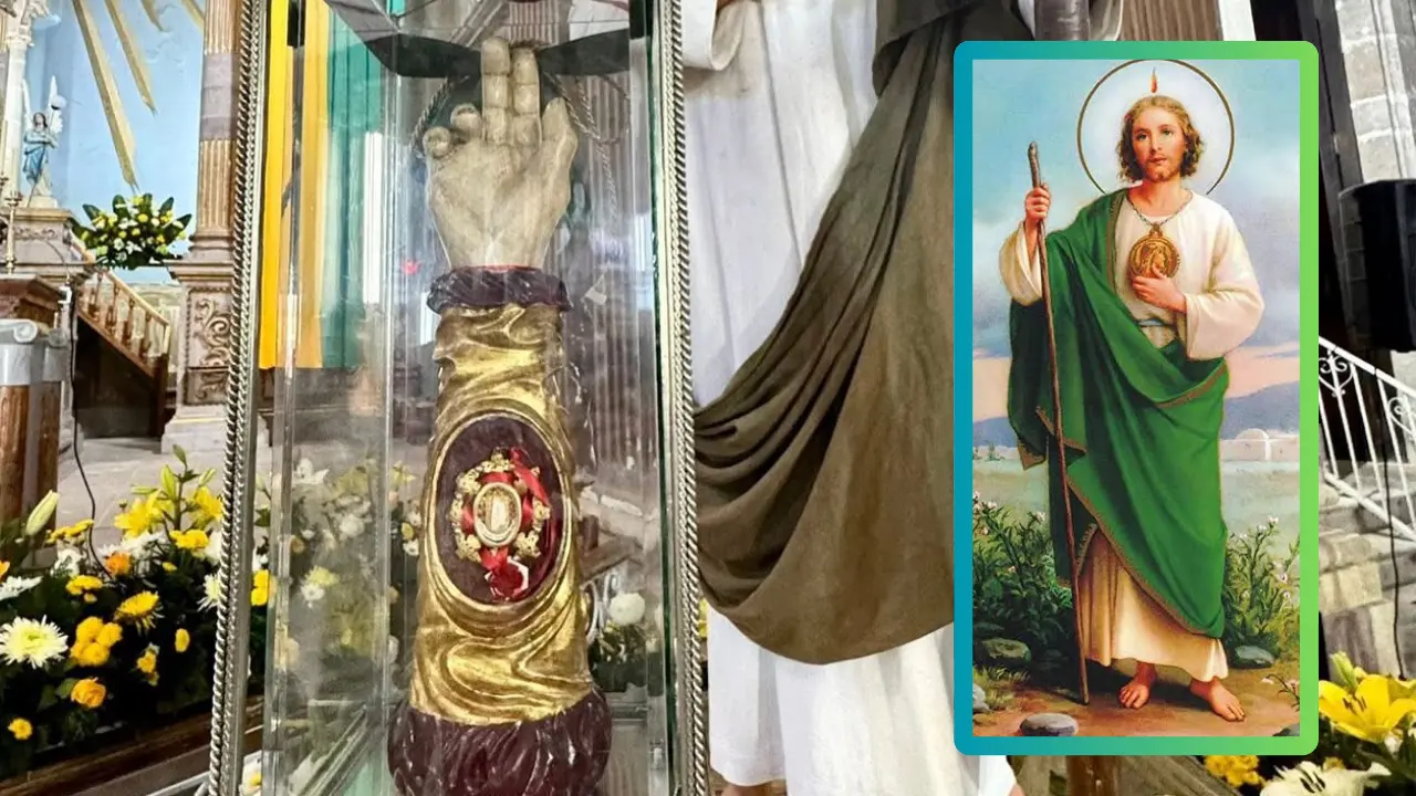 Reliquias de San Judas Tadeo estarán en Durango este martes 24 de julio. Foto: FB Reliquias de San Judas Tadeo.