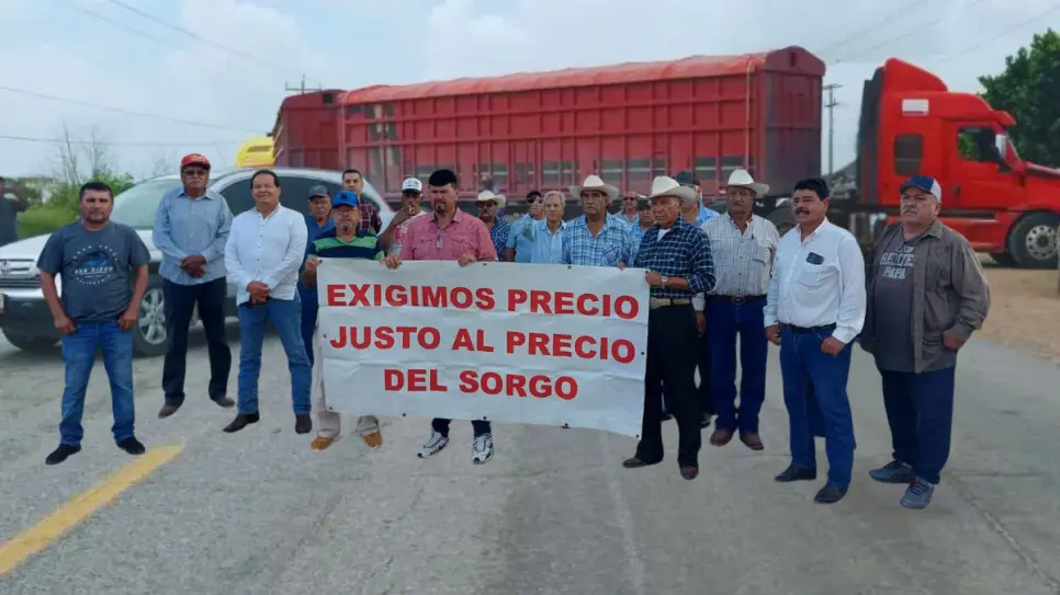 ¿Hay bloqueo en la carretera de San Fernando? Esto dijeron los productores de sorgo