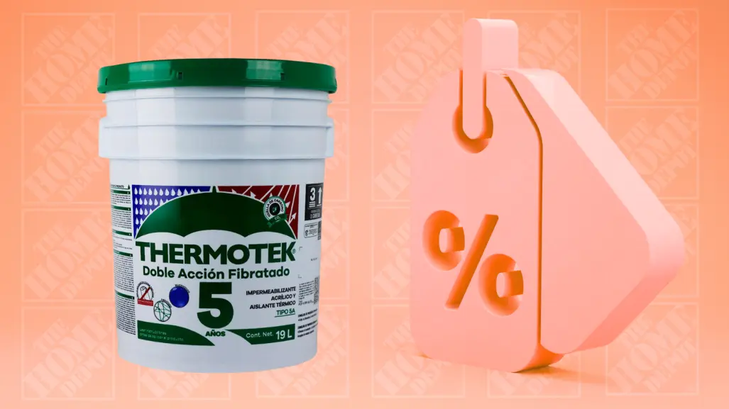 The Home Depot tiene este impermeabilizante Thermotek al 4x3