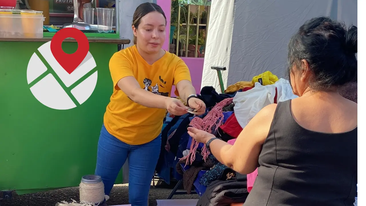 Este tianguis de Durango se instalala todos los sábados. Foto: Huellitas Durango.