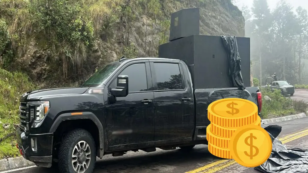 De este tipo es y esto cuesta la camioneta monstruo asegurada por el Ejército en Durango