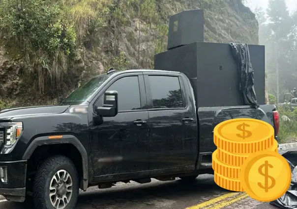 De este tipo es y esto cuesta la camioneta monstruo asegurada por el Ejército en Durango