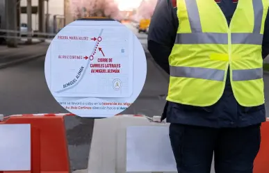 Anuncian cierre temporal en lateral de avenida Miguel Alemán por obras de Línea 6 del Metro