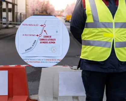Anuncian cierre temporal en lateral de avenida Miguel Alemán por obras de Línea 6 del Metro