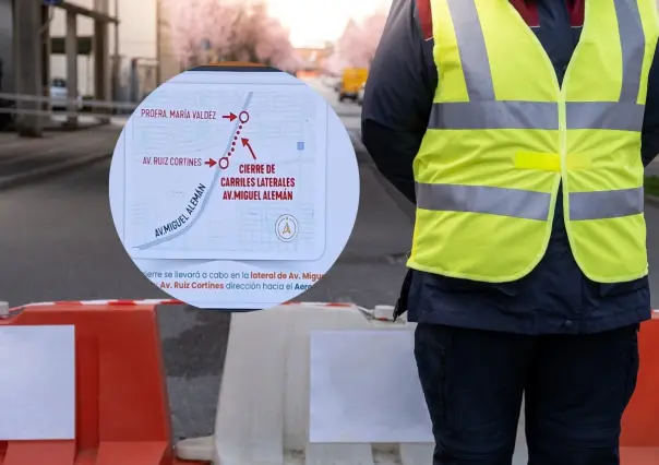 Anuncian cierre temporal en lateral de avenida Miguel Alemán por obras de Línea 6 del Metro