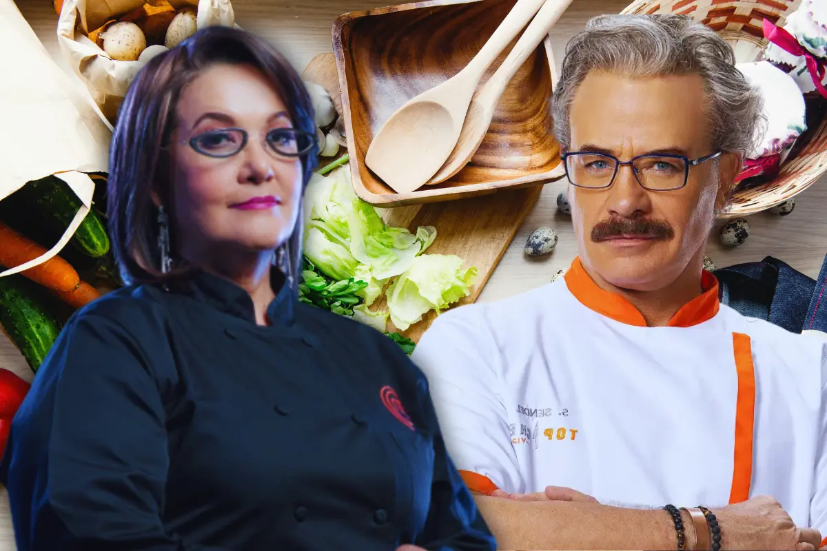 Sergio Sendel enciende la competencia (Foto: Web, gourmetdemexico.com / IG @telemundorealities, @telemundo / Canva)