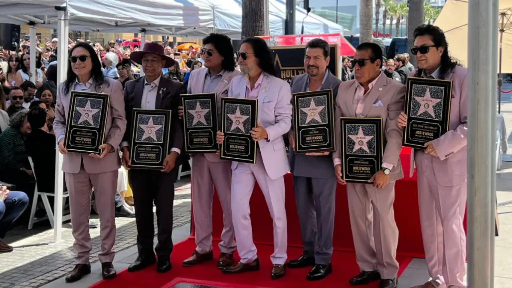 Los Bukis conquistan el Paseo de la Fama con su estrella: Hollywood declara el 23 de julio como su día oficial