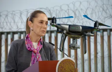 No hay alarma por drones en la frontera con Estados Unidos, dice Sheinbaum
