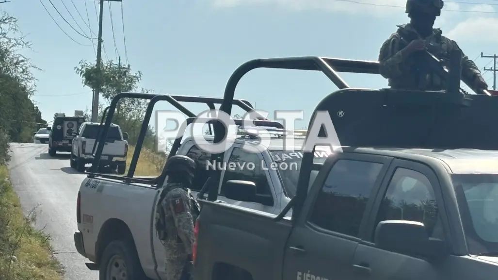 VIDEO | Encuentran restos humanos frente a primaria en Pesquería, Nuevo León