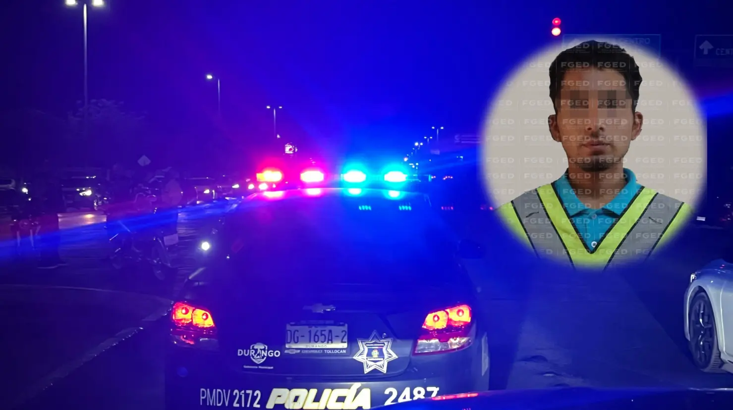 Foto: Especial | El sujeto que asesinó a su padre en el estado de Durango, fue detenido en Ciudad Juárez Chihuahua.