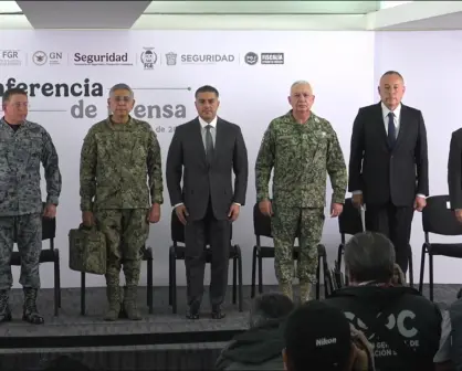 EN VIVO | Omar García Harfuch confirma megaoperativo contra extorsión en 14 municipios del Edomex