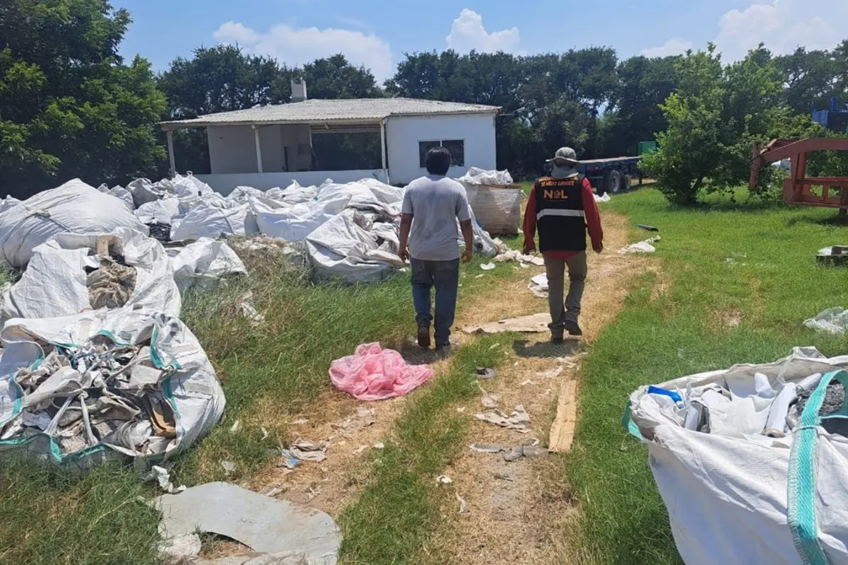 Empresa en Cadereyta suspendida por contaminar sin permisos ambientales. Foto: Medio Ambiente de Nuevo León