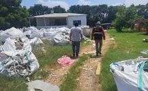Detectan empresa recicladora ilegal que contaminaban suelo en Cadereyta