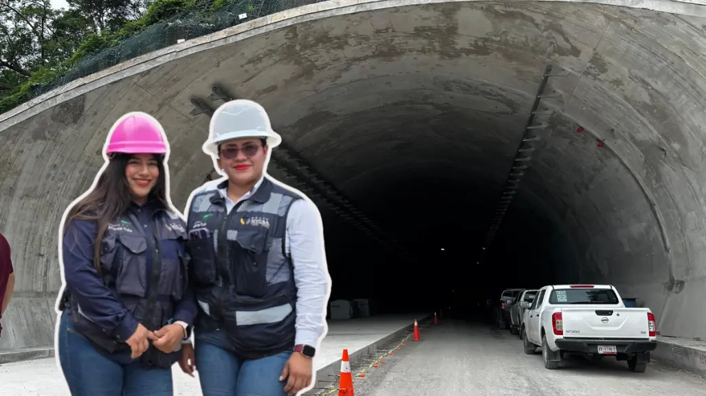 Mujeres profesionistas lideran construcción de túnel en la autopista Mante-Ocampo-Tula