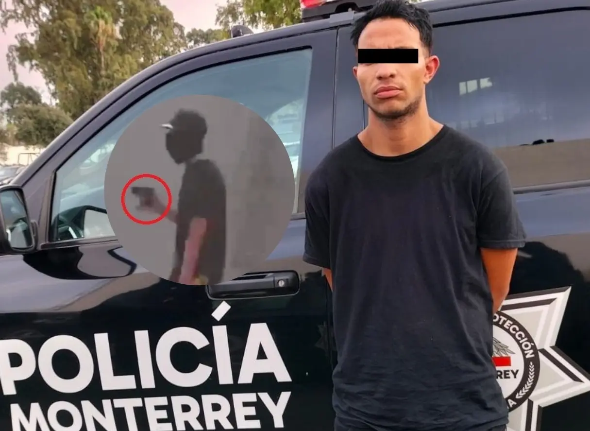 La detención forma parte de la estrategia Escudo, implementada por la administración municipal. Foto: Policía de Monterrey/Canva.