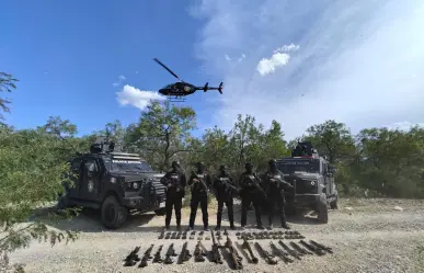 Fuerza Civil desmantela grupo delictivo al norte de Nuevo León