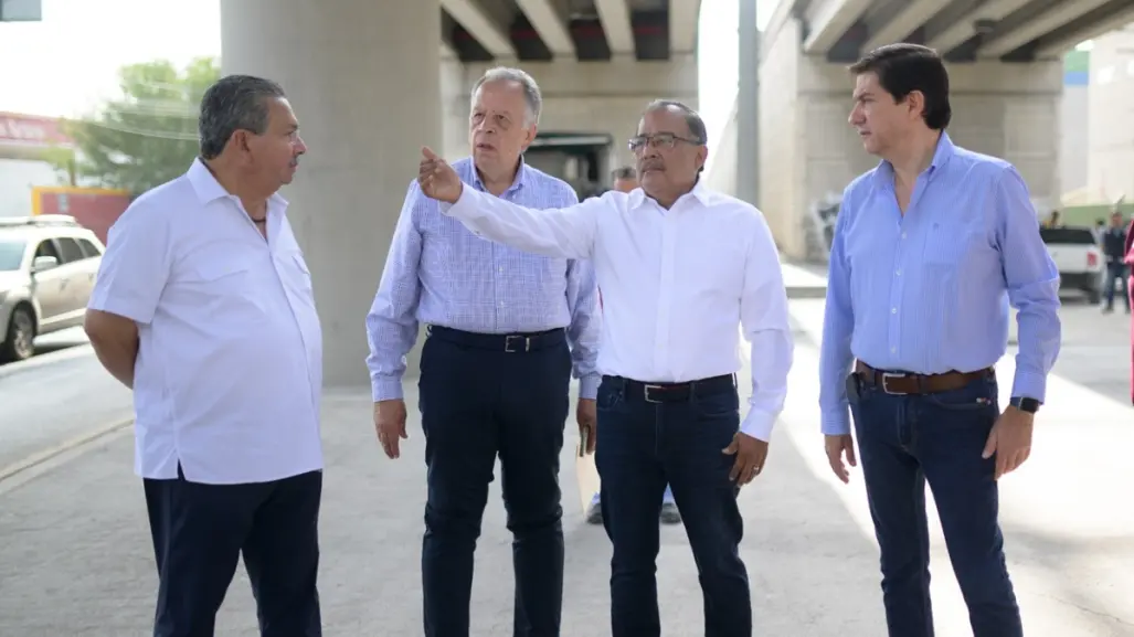 Andrés Mijes supervisa obras clave para mejorar la movilidad en Escobedo