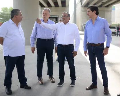 Andrés Mijes supervisa obras clave para mejorar la movilidad en Escobedo