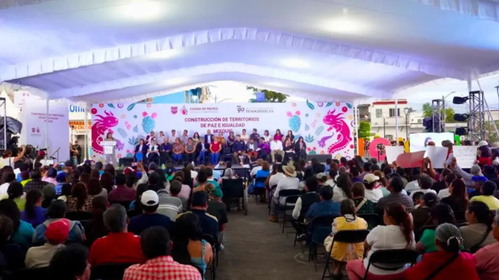 Clara Brugada lleva Territorios de Paz a Mixquic con inversión histórica en seguridad y empleo