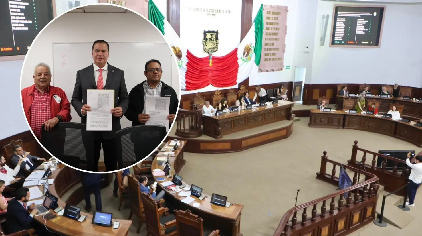 El diputado Ricardo Mejía Berdeja presentó la solicitud de juicio político. (Fotografía: Ricardo Mejía Berdeja | Congreso de Coahuila)