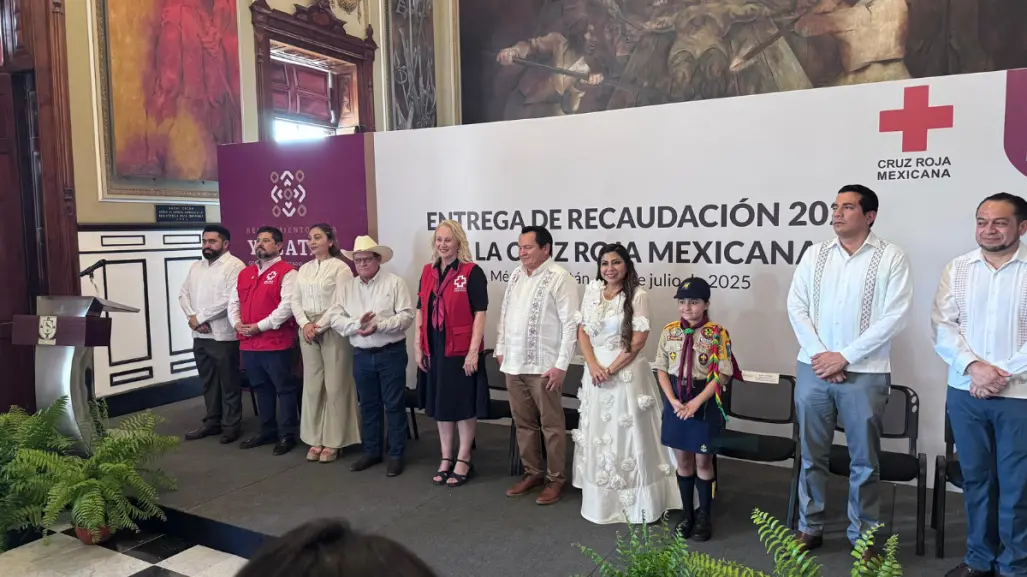 Gobierno de Yucatán dona 1 millón 800 mil pesos a la Cruz Roja