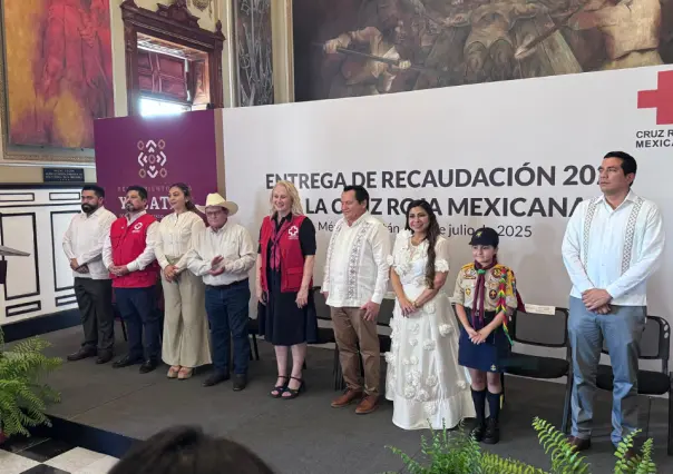 Gobierno de Yucatán dona 1 millón 800 mil pesos a la Cruz Roja