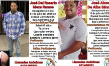 Piden ayuda para localizar a dos desaparecidos en Ciudad Constitución